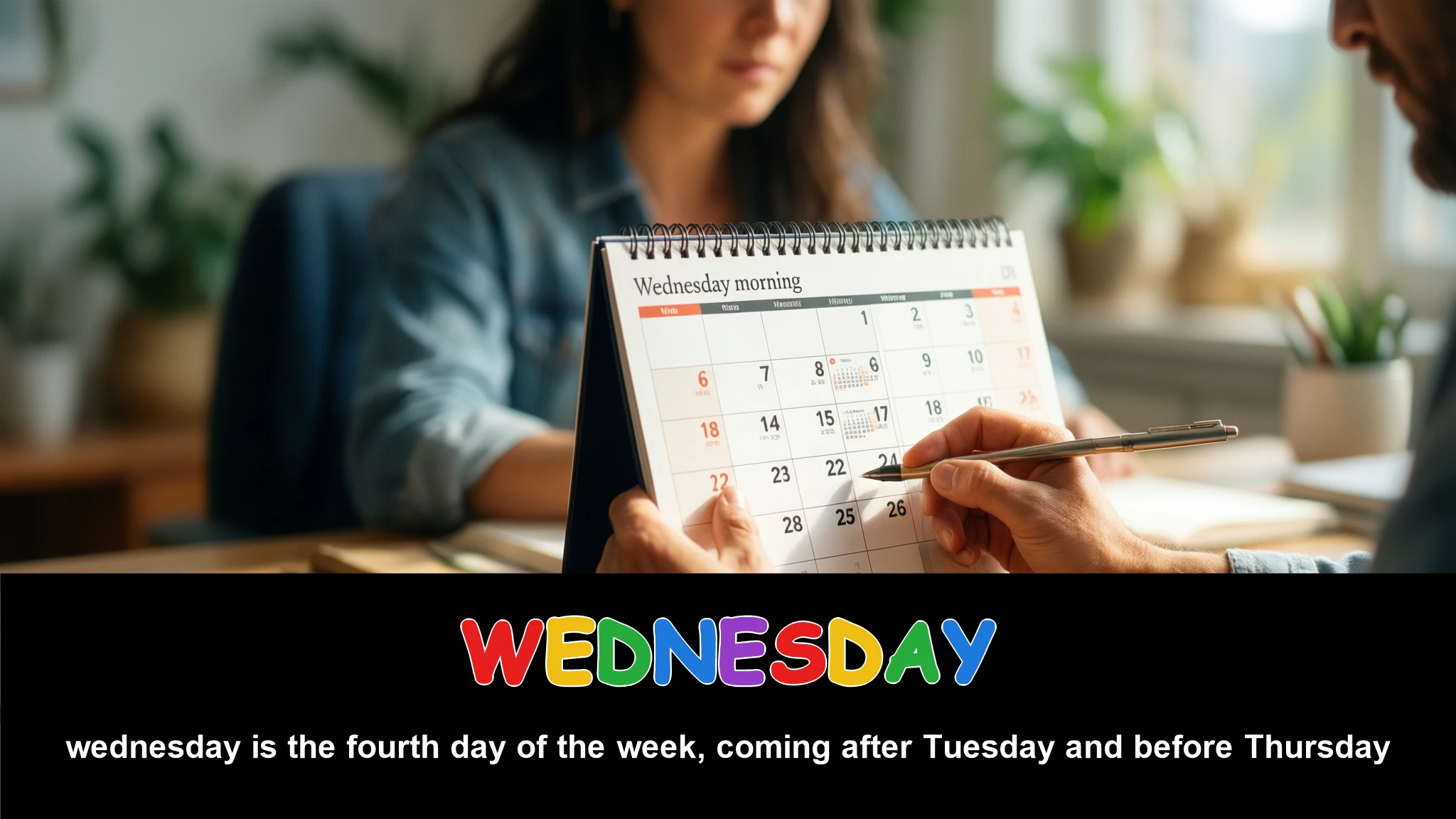English Illustration for Wednesday